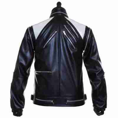 Michael Jackson Cosplay Black Leather Jacket
