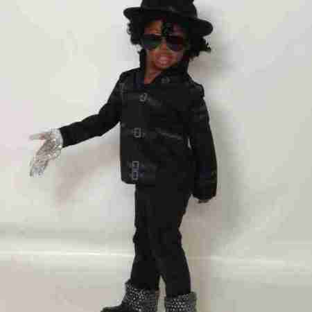 Michael Jackson Kids Beat it Black Costume