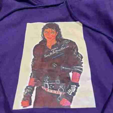 Michael Jackson “King Of The Dance Floor” Purple Hoodie