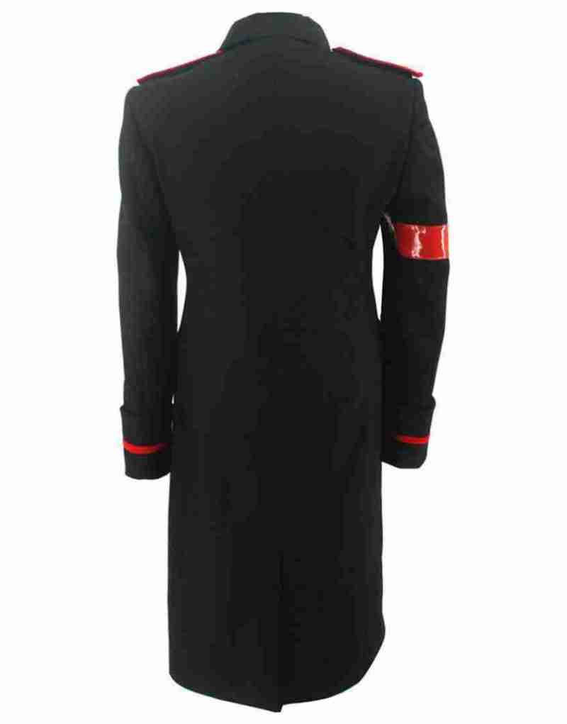 Michael Jackson Military Trench Black Coat