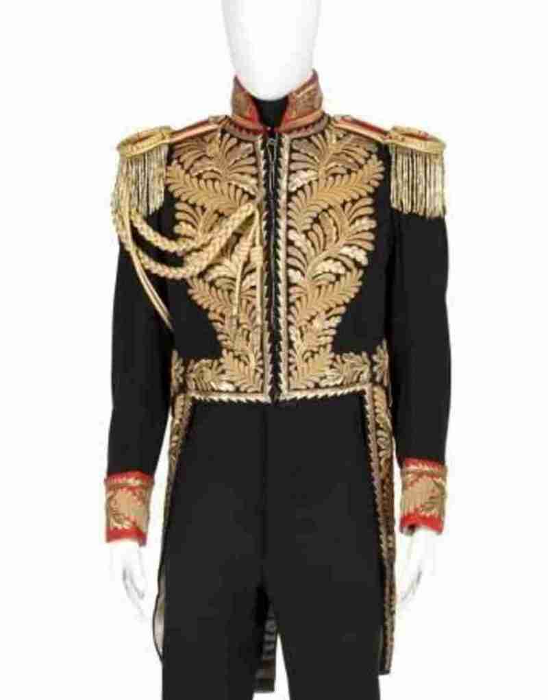Michael Jackson Royal Military Tail Black Coat