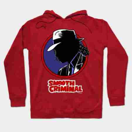 Michael Jackson Red Smooth Criminal Hoodie